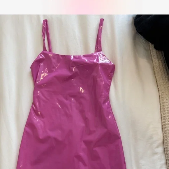 Superdown Shiny Pink Dress - Picture 3 of 6